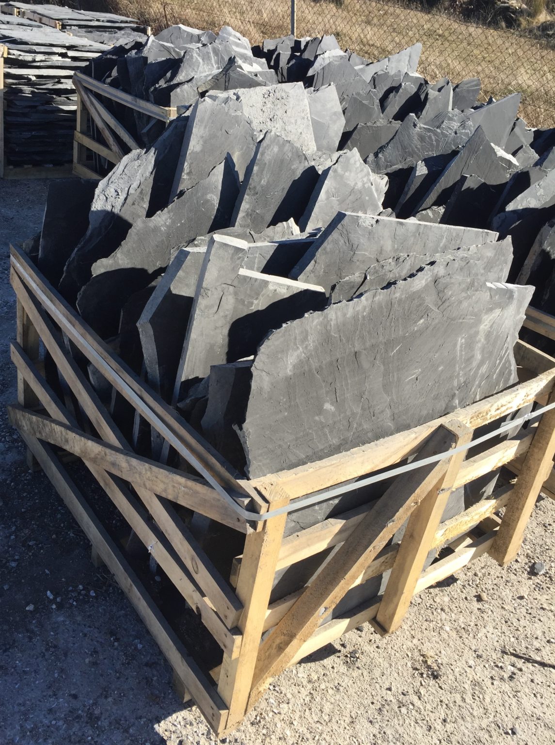 Dalles d'ardoise grand opus naturel Lemée & fils